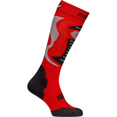 SIDI Chaussettes Faenza rouge-noir S