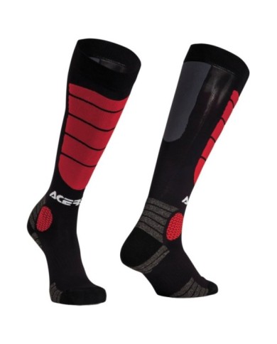 Acerbis Chaussettes MX Impact noir-rouge S