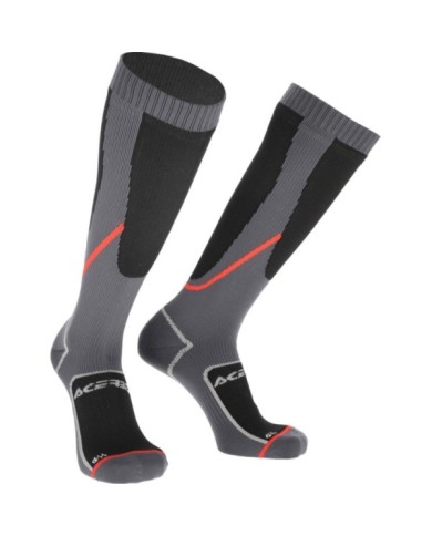 Acerbis Chaussettes No-Wet noir-gris S