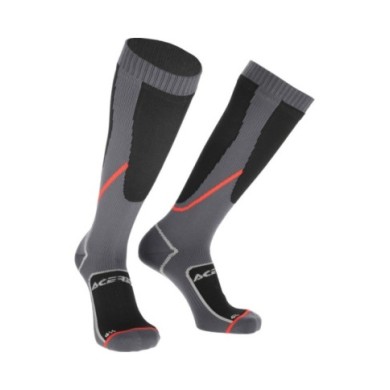 Acerbis Calzini No-Wet nero-grigio S