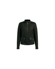 Belstaff Giacca Antrim in cotone cerato da donna nera