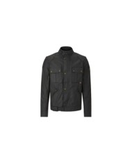 Belstaff Jacke Brooklands Waxed Cotton schwarz