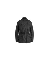 Belstaff Giacca Easterly in cotone cerato da donna nera