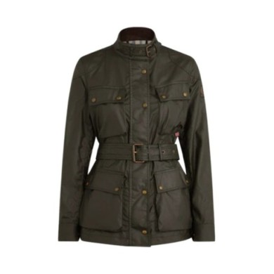 Belstaff Giacca Trialmaster in cotone cerato da donna 42