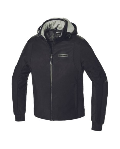 SPIDI Jacke Hoodie Armor H2OUT schwarz