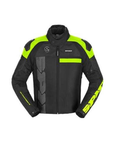 SPIDI Veste Progressive Net H2OUT noir-jaune fluo