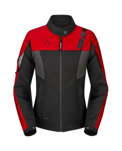 SPIDI Jacke Corsa H2OUT Damen rot-schwarz