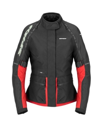 SPIDI Giacca Ridemaster donna nero-rosso