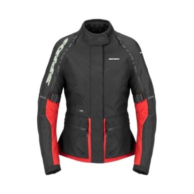 SPIDI Giacca Ridemaster donna nero-rosso
