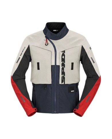 SPIDI Veste Frontier bleu-gris-rouge