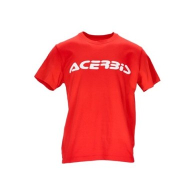 Acerbis Maglietta con logo rosso
