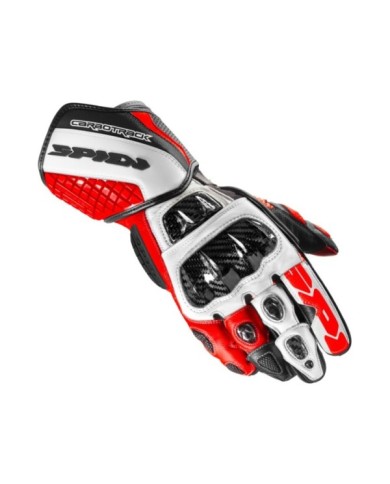 SPIDI Gants Carbo Track Evo rouge-blanc-noir