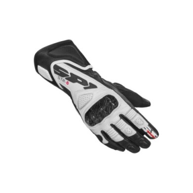 SPIDI Guanti STR-6 da donna nero-bianco