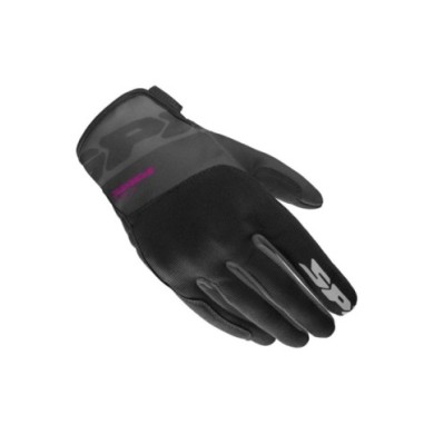 SPIDI Guanti Flash-KP da donna nero-rosa