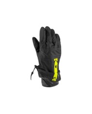 SPIDI Gants de pluie noir-jaune fluo