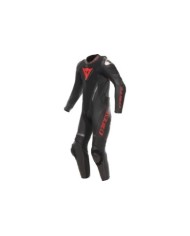 Dainese Lederkombi perf. 1-tlg. Demon Sprint schwarz-rot