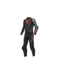 Dainese Tute in pelle 2 pz. Laguna Seca 5 nero-antracite-fluo