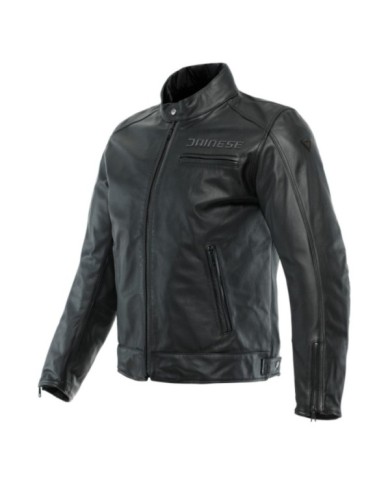 Giacca in pelle Dainese Zaurax nera