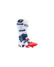 SIDI Bottes MX Crossair X blanc-bleu-rouge