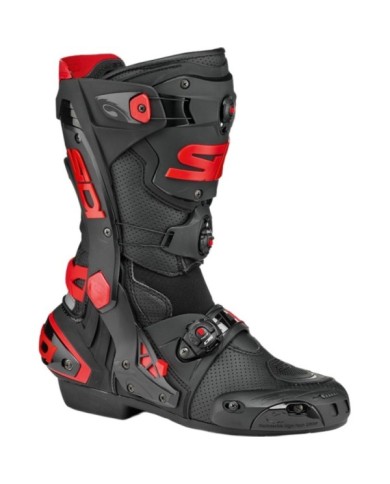 SIDI Stivali Rex Air nero-rosso