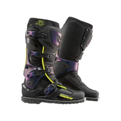 Gaerne Offroadstiefel SG22 chameleon schwarz-violett-gelb