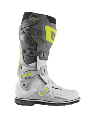 Gaerne Offroadstiefel SG22 dunkelgrau-weiss-grau