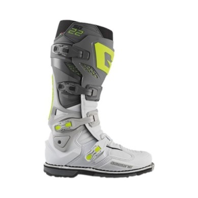 Gaerne Offroadstiefel SG22 dunkelgrau-weiss-grau