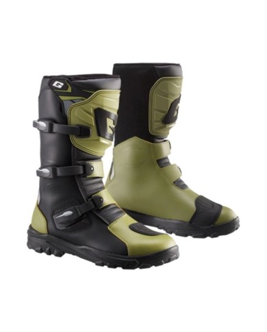 Gaerne Stivali G_Adventure Aquatech nero-verde scuro