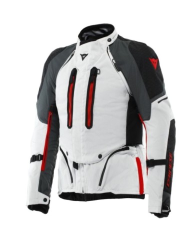 Dainese Absoluteshell Jacke Super Adventure grau-hellgrau-rot