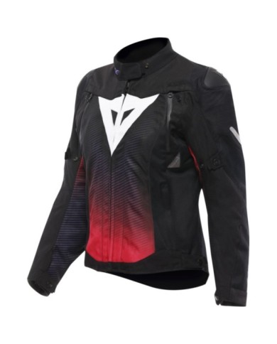 Dainese Damen D-Dry Jacke Super Sprint schwarz-fuchsia-weiss