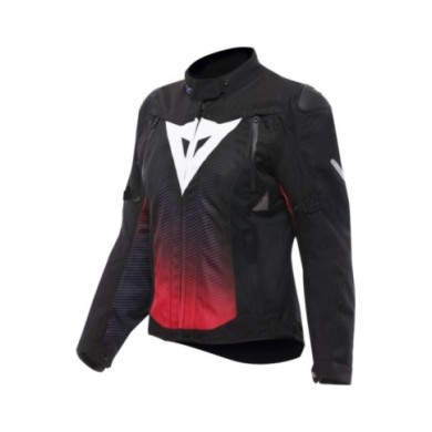 Dainese Damen D-Dry Jacke Super Sprint schwarz-fuchsia-weiss