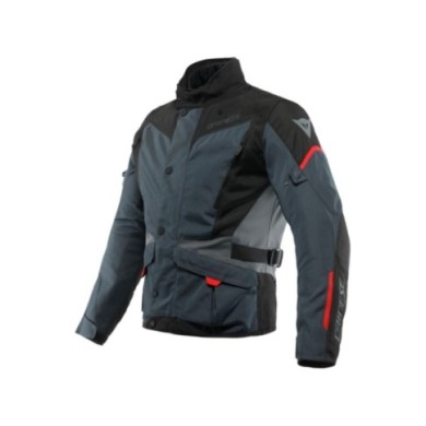 Dainese D-Dry Tempest 3 Giacca ebano-nero-rosso