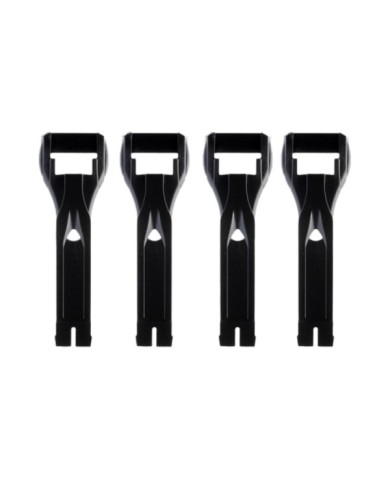 Gaerne Cinghie in plastica nere 9 cm 4 pezzi