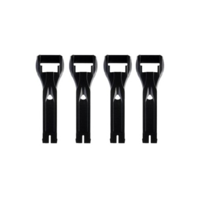 Gaerne Sangles en plastique noires 9 cm 4 pièces