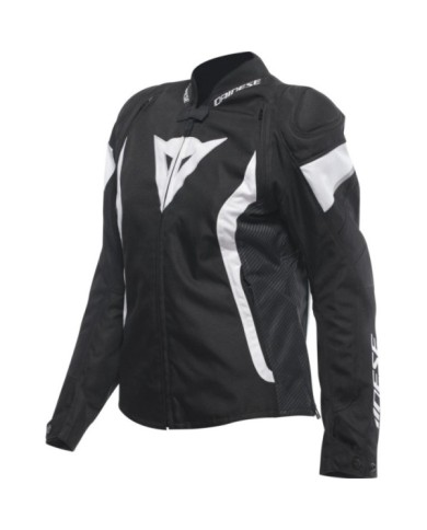 Dainese Giacca Avro 5 Tex donna nero-bianco