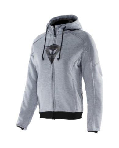 Dainese Felpa con cappuccio da donna con zip Daemon-X Safety grigio