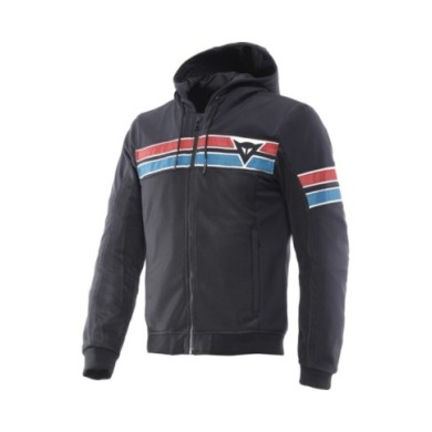 Dainese Giacca Vintedge Air Tex nero-blu-rosso