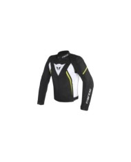 Dainese TEX Jacke AVRO D2 schwarz-weiss-fluo gelb