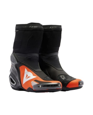 Dainese Stiefel Axial 2 schwarz-fluo rot