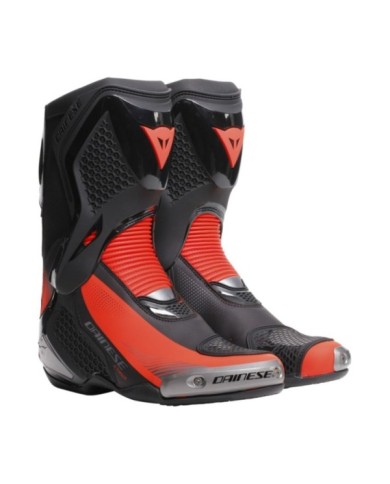 Dainese Bottes Torque 4 noir-rouge fluo