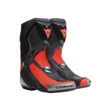 Dainese Torque 4 Stivali nero-rosso fluorescente
