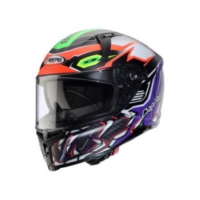 Caberg Casque intégral Avalon X Gurkha noir-gris-orange fluo