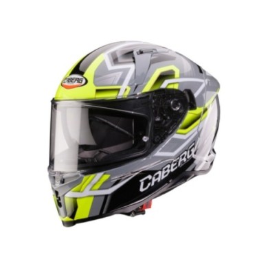 Caberg Casque intégral Avalon X Brama gris-jaune-noir