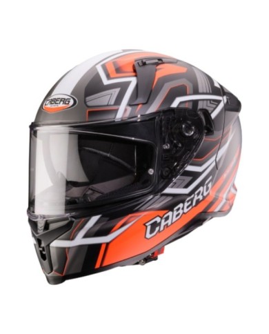 Casco integrale Caberg Avalon X Brama nero-rosso-antracite opaco