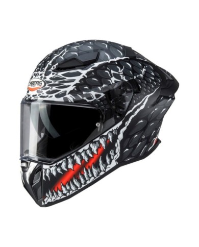 Caberg Casque intégral Drift Evo II Crok noir-anthracite-rouge