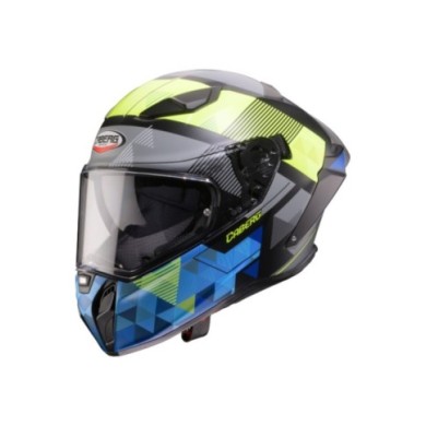 Caberg Casque intégral Drift Evo II Prism noir-jaune-bleu mat