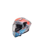 Casco integrale Caberg Drift Evo II Prism grigio-rosso-blu opaco