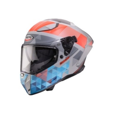Casco integrale Caberg Drift Evo II Prism grigio-rosso-blu opaco