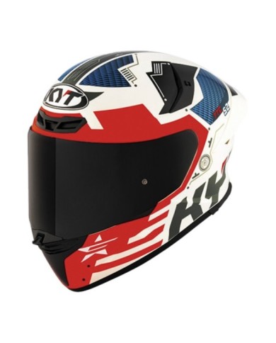 KYT Casque intégral TT-Revo Fuselage rouge-blanc-bleu