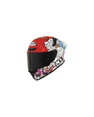 KYT Casque intégral TT-Revo Sushi Time rouge-noir-blanc
